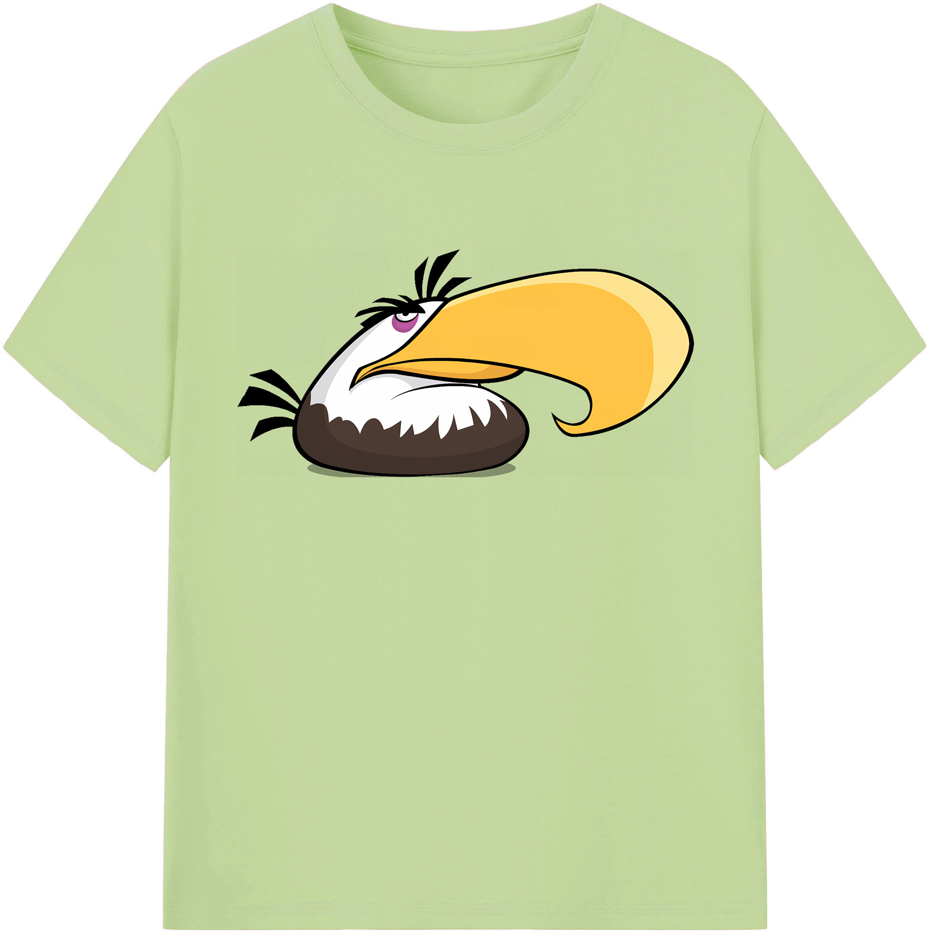 （画像用） Angry Birds アングリーバード 綿100％半袖Tシャツ（フロントプリント）